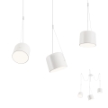 Redo 01-1825 - Luster na lanku DODO 3xE27/15W/230V pavúk biela