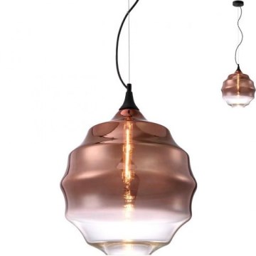 Redo 01-1846 - Luster na lanku SLAG 1xE27/42W/230V pr. 40 cm meď
