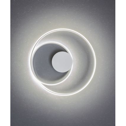 Redo 01-1886 - LED stmievateľné stropné svietidlo TORSION LED/29W/230V priemer 55 cm biela