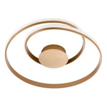 Redo 01-1887 - LED Stmievateľné stropné svietidlo TORSION LED/29W/230V pr. 55 cm bronzové