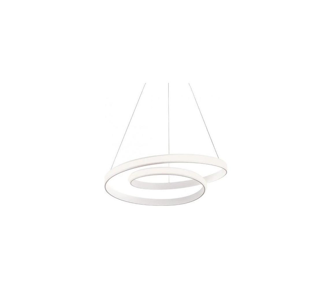 Redo 01-1888 - LED stmievateľný luster na lankách TORSION LED/29W/230V pr. 55 cm biela 01-1888
