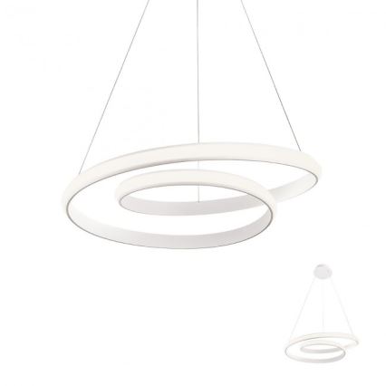 Redo 01-1888 - LED Stmievateľný luster na lanku TORSION LED/29W/230V pr. 55 cm biela