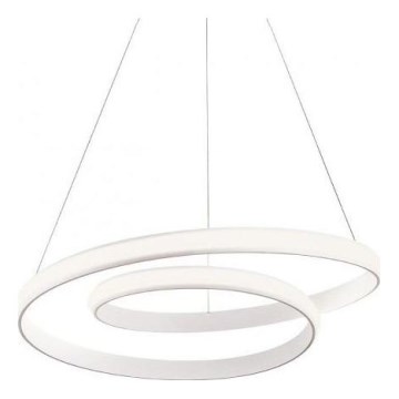 Redo 01-1888 - LED Stmievateľný luster na lanku TORSION LED/29W/230V pr. 55 cm biela