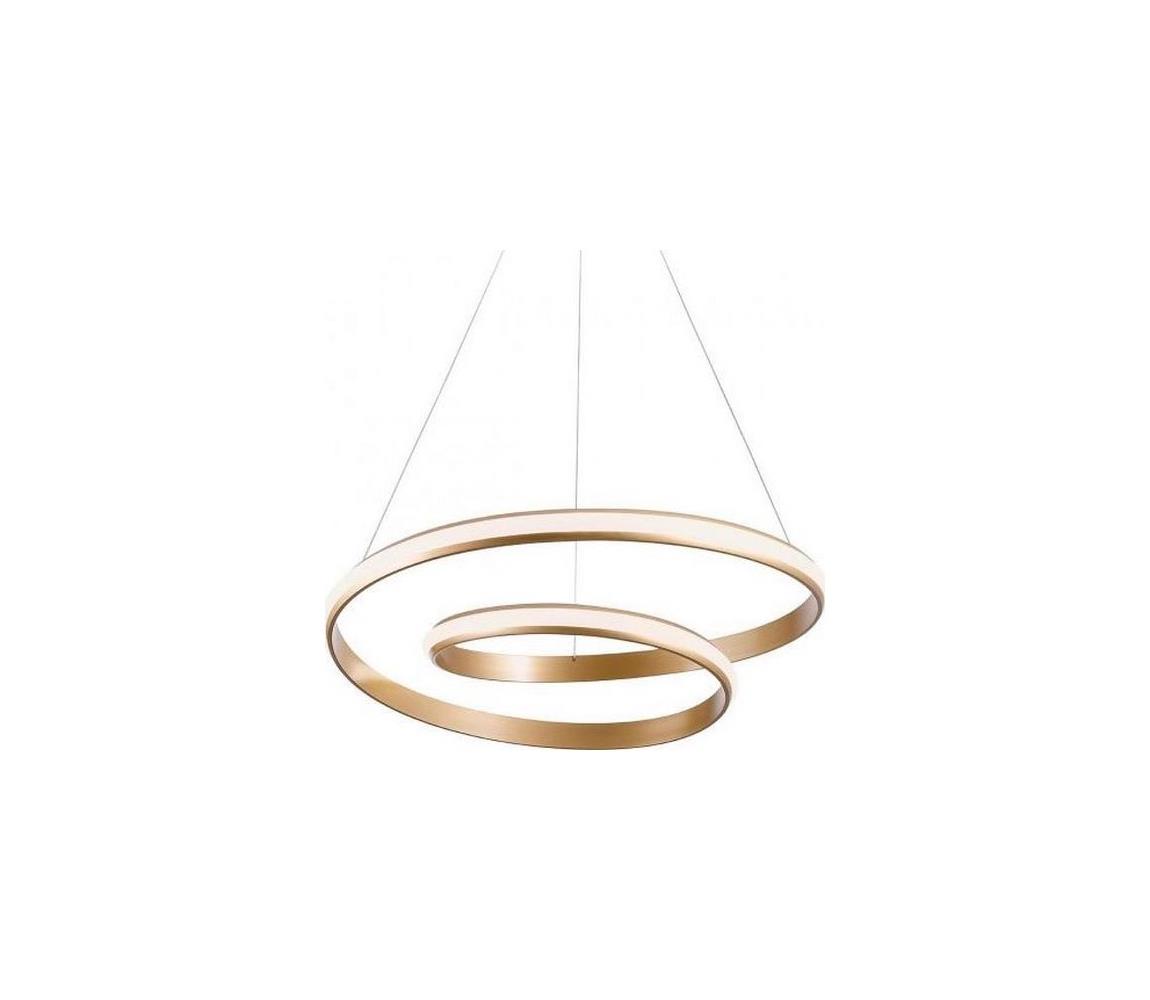 Redo 01-1889 - LED stmievateľný závesný luster na lankách TORSION LED/29W/230V Ø 55 cm bronzový 01-1889