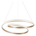 Redo 01-1891 - LED stlmiteľný luster na lane TORSION LED/35W/230V 4000K pr. 75 cm bronzový