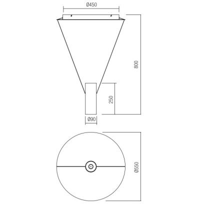 Redo 01-1971 - LED Stmievateľný luster na lanku ESSENCE LED/36W/230V CRI 90 3000K biela