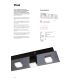 Redo 01-2017 - LED Stropné svietidlo PIXEL LED/48W/230V 3000K 45x45 cm čierna