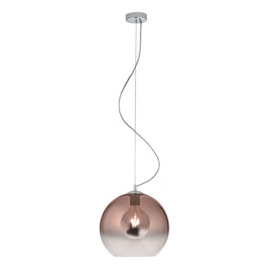 Redo 01-2076 - Luster na lanku BOWL 1xE27/42W/230V pr. 30 cm meď