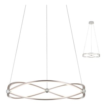 Redo 01-2251 - LED Stmievateľný luster na lanku QUARK LED/43W/230V 3000K pr. 60 cm matný chróm
