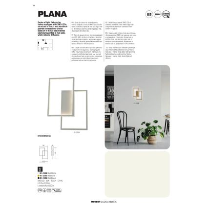 Redo 01-2316 - Stmievateľný LED luster na lanku PLANA LED/80W/230V biela