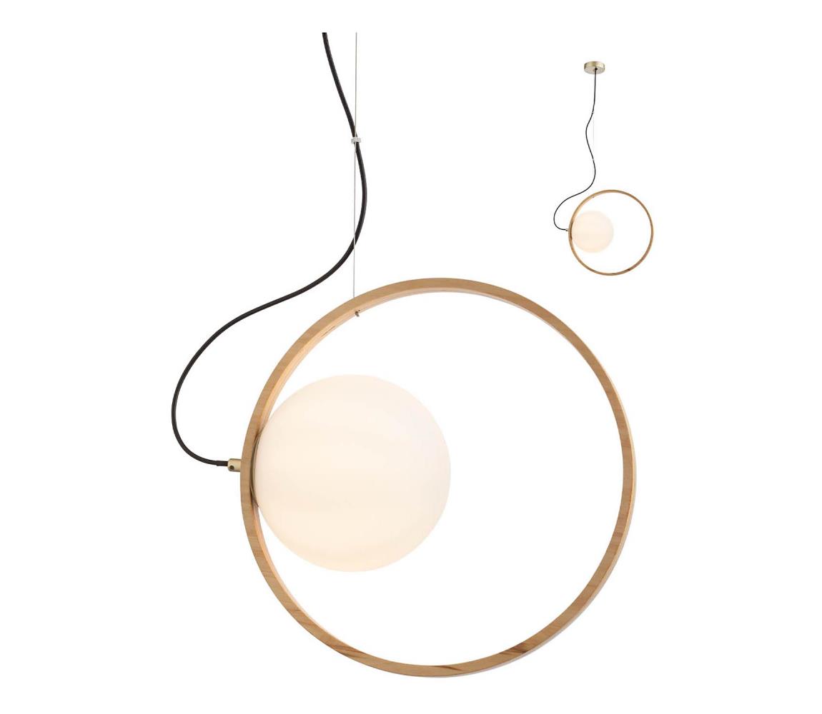 Redo Redo 01-2321 - Luster na lanku KLEIDI 1xE27/42W/230V pr. 39 cm hnedá