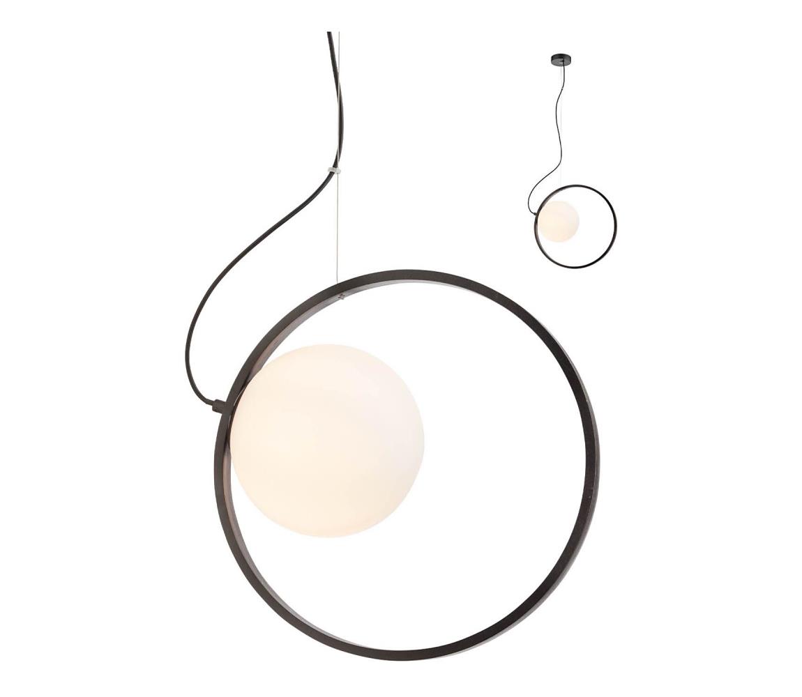 Redo Redo 01-2322 - Luster na lanku KLEIDI 1xE27/42W/230V pr. 39 cm čierna