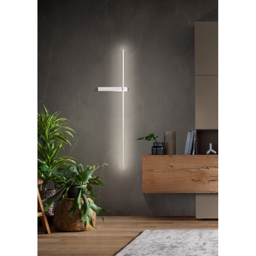 Redo 01-2479 - LED nástenné svietidlo TANGENT LED/14W/230V biela