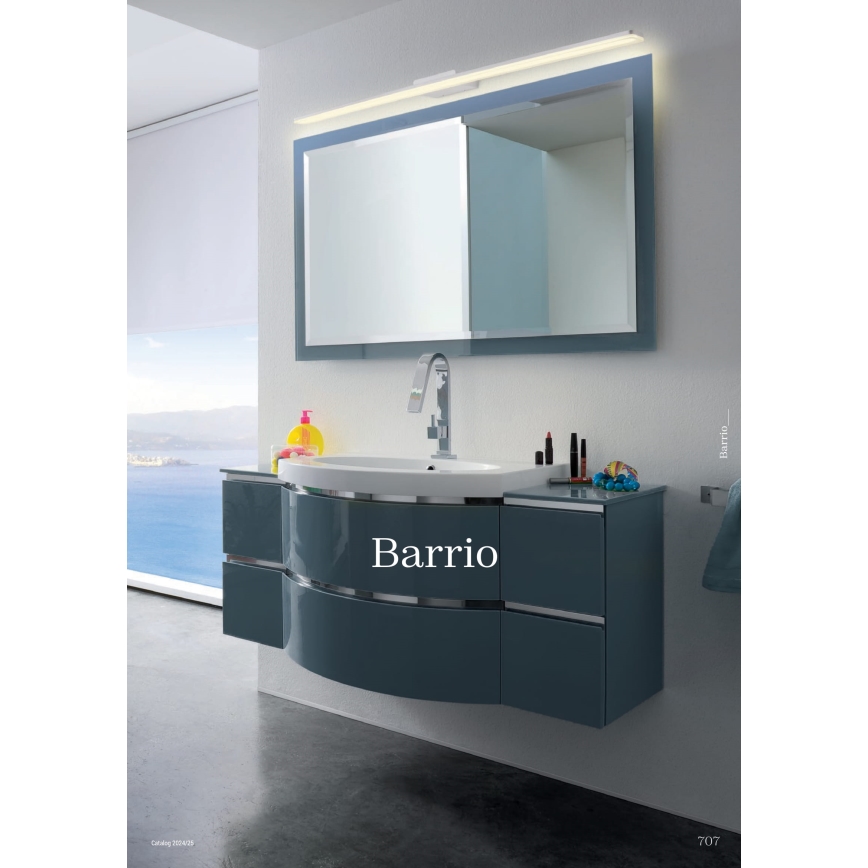 Redo 01-2511 - LED Kúpeľňové osvetlenie zrkadla BARRIO LED/34,32W/230V 120 cm CRI 90 IP44 biela