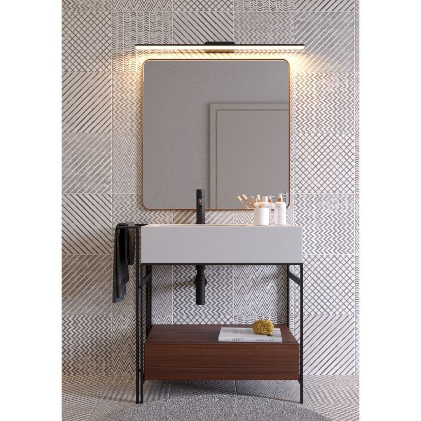 Redo 01-2512 - LED Kúpeľňové osvetlenie zrkadla BARRIO LED/34,32W/230V 120 cm CRI 90 IP44 čierna
