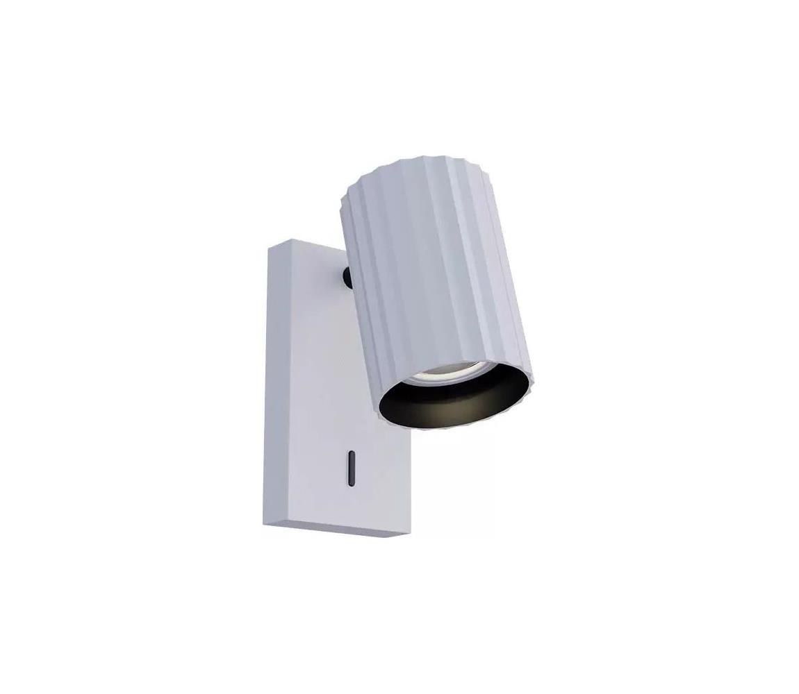 Redo 01-2548 - Nástenné bodové svietidlo DELPHI 1xGU10/7W/230V biela 01-2548