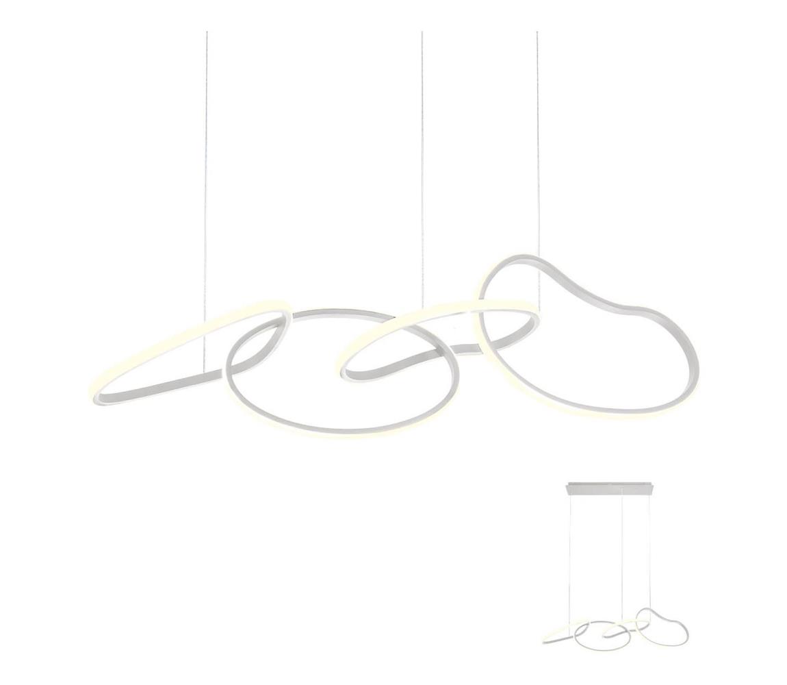 Redo Redo 01-2594 - LED Stmievateľný luster na lanku BIAS LED/87,4W/230V 3000K biela