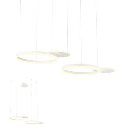 Redo 01-2605 - LED stmievateľný luster na lanku SIGUA LED/99W/230V CRI 90 biela