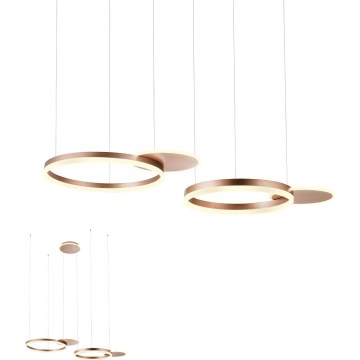 Redo 01-2607 - LED Stmievateľný luster na lanku SIGUA LED/99W/230V CRI 90 3000K hnedá