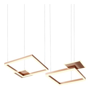 Redo 01-2613 - LED stmievateľný luster na lanku SIGUA LED/110W/230V CRI 90 hnedá