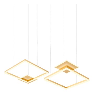 Redo 01-2615 - LED stmievateľný závesný luster na lankách SIGUA LED/137W/230V CRI 90 zlatý