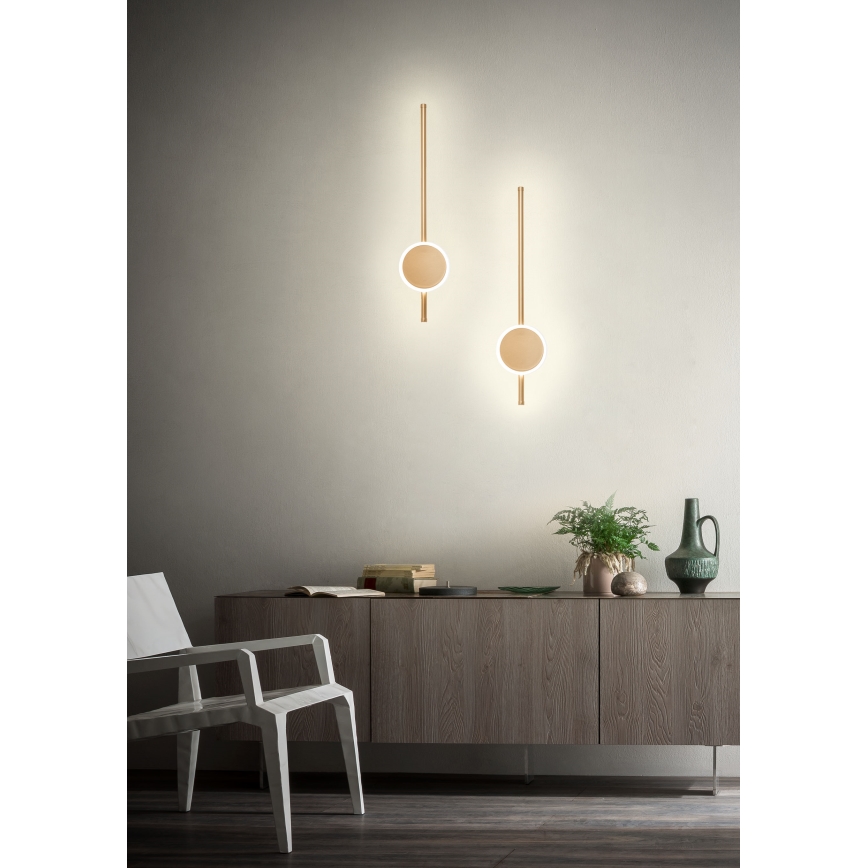 Redo 01-2700 - LED Nástenné svietidlo DIAZ LED/18W/230V CRI 90 zlatá