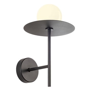 Redo 01-2726 - Nástenná lampa PLATO 1xG9/10W/230V čierna