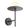Redo 01-2726 - Nástenná lampa PLATO 1xG9/10W/230V čierna