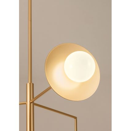 Redo 01-2733 - Luster na tyči PLATO 6xG9/10W/230V zlatá
