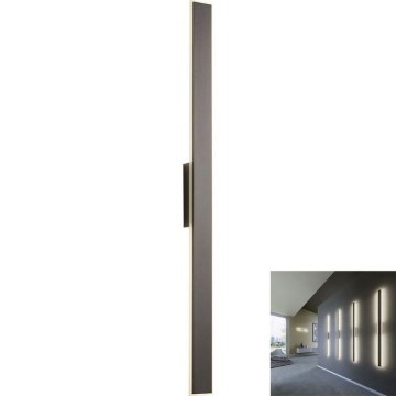 Redo 01-2769 - LED Nástenné svietidlo WAPI LED/23W/230V 90,5 cm čierna