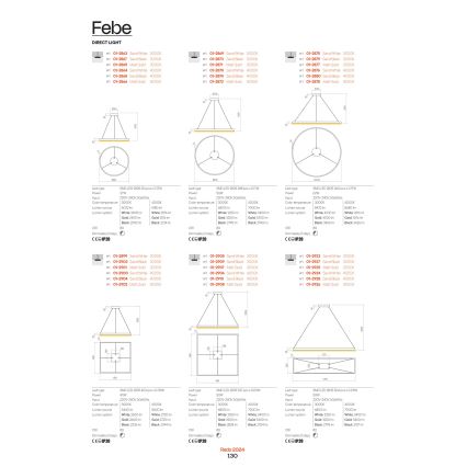 Redo 01-2819 - LED Stmievateľné nástenné svietidlo FEBE LED/24W/230V čierna