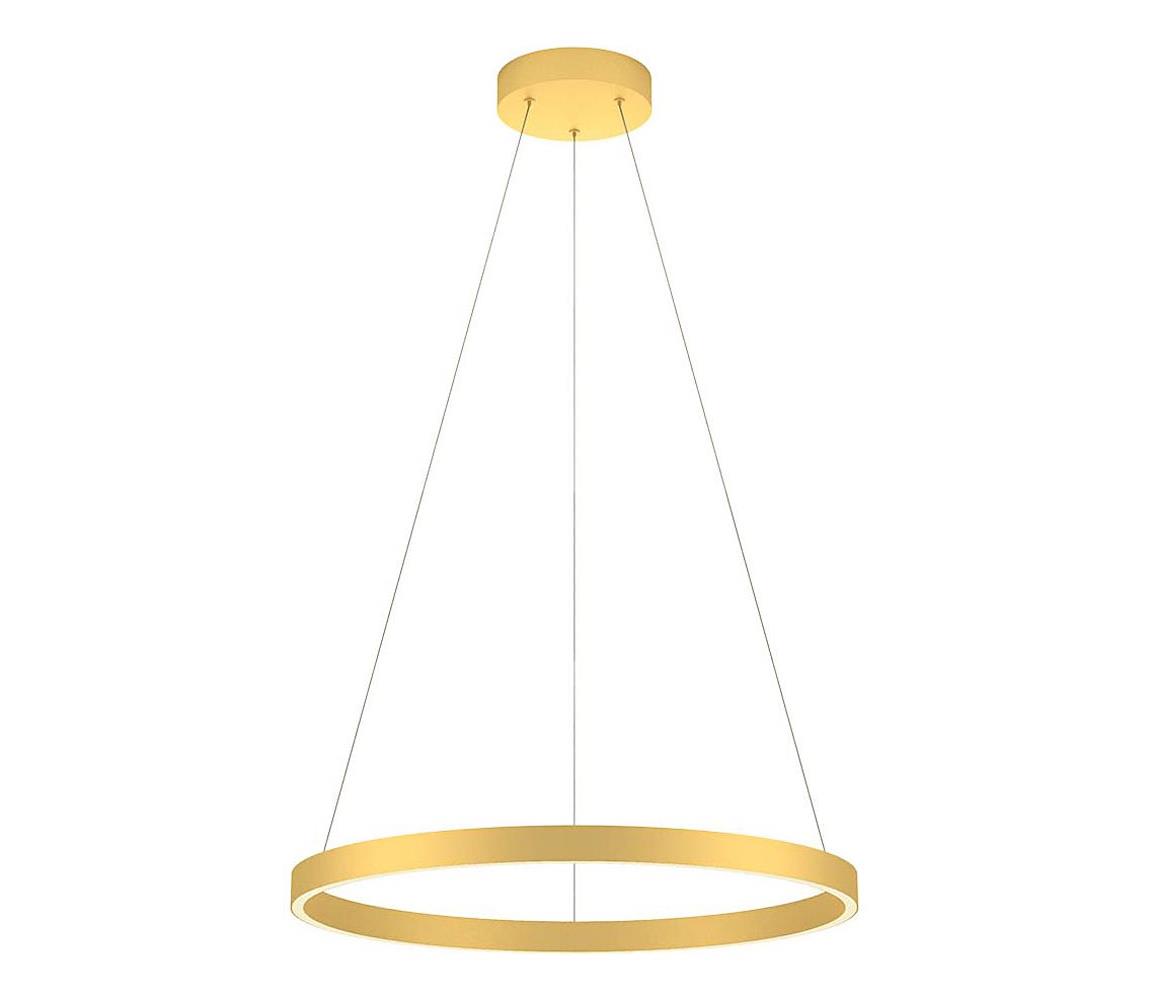 Redo 01-2865 - LED stmievateľný luster na lanku FEBE LED/37W/230V zlatý 01-2865