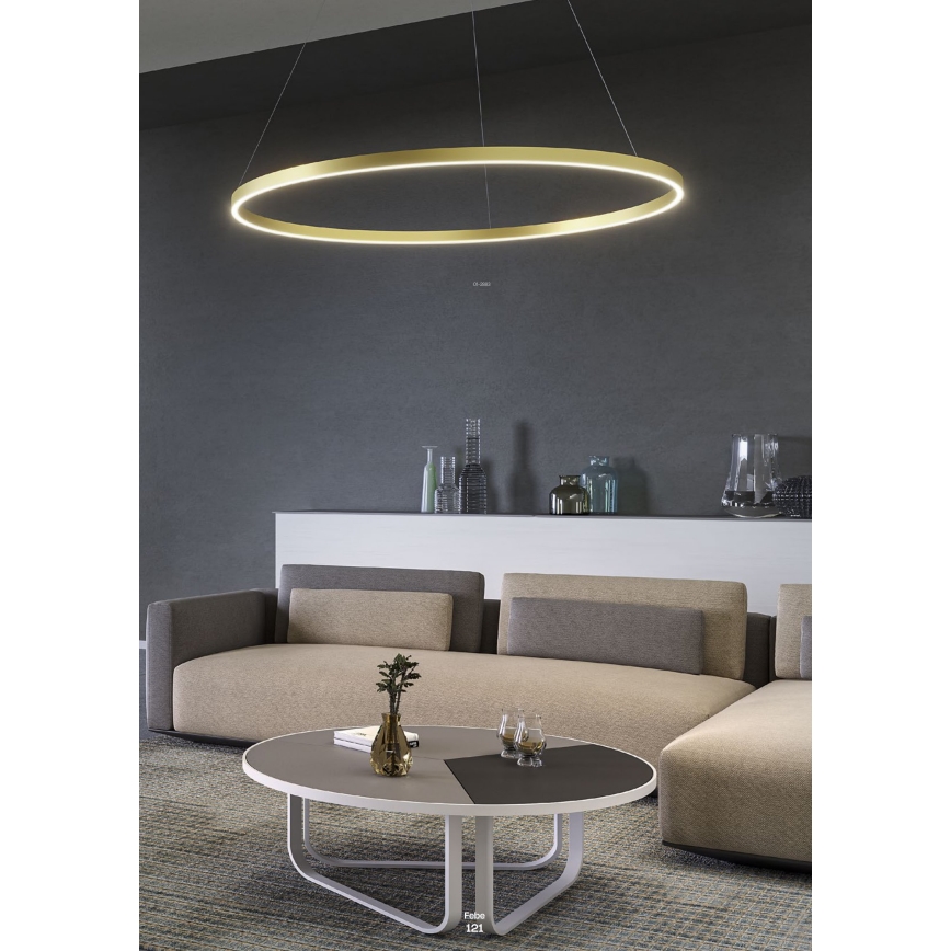 Redo 01-2891 - LED Stmievateľný luster na lanku FEBE LED/62W/230V čierna