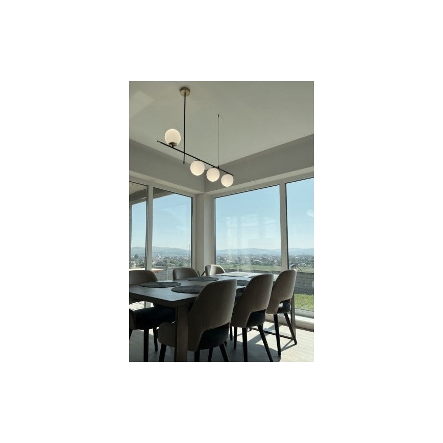 Redo 01-2949 - Luster na lanku ESSENTIAL 4xE14/28W/230V