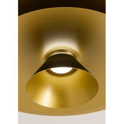 Redo 01-3001 - LED luster na kábli FARGO LED/16,5W/230V CRI 90 pr. 50 cm čierna/zlatá