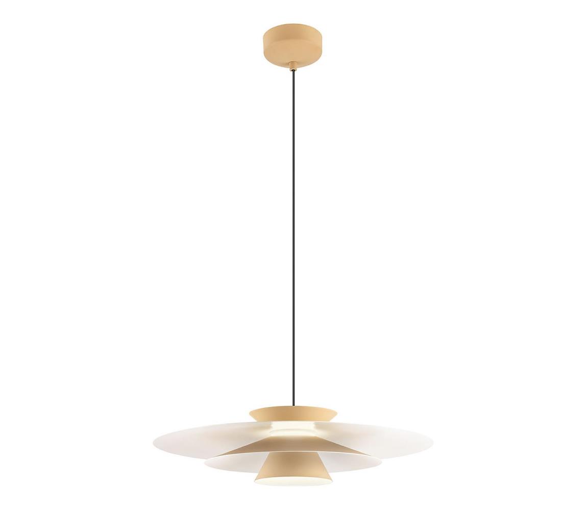 Redo 01-3003 - LED luster na lanku FARGO LED/16,5W/230V pr. 50 cm béžová/biela 01-3003