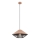 Redo 01-3005 - Závesný luster na lanku GRILL 1xE27/42W/230V priemer 39,6 cm čierna/hnedá