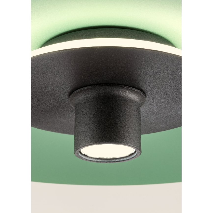 Redo 01-3019 - LED luster na lanku LARS LED/14W/230V + LED/10W pr. 60 cm CRI 90 zelená