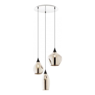 Redo 01-3192 - Luster na lanku TANNER 3xE14/28W/230V pr. 37,6 cm