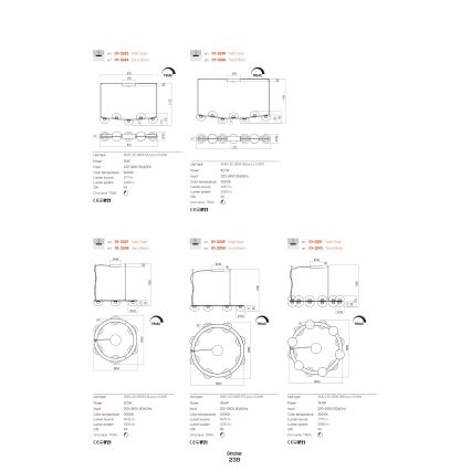 Redo 01-3241 - LED Nástenné svietidlo SINCLAIR LED/6,5W/230V CRI 93 IP21 zlatá