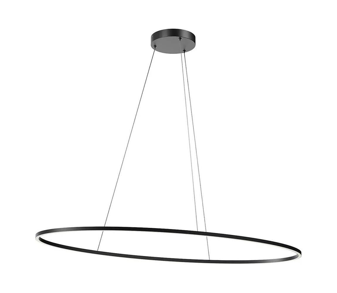 Redo 01-3299 - LED stmievateľný luster na lanku LEO LED/67W/230V čierny 01-3299