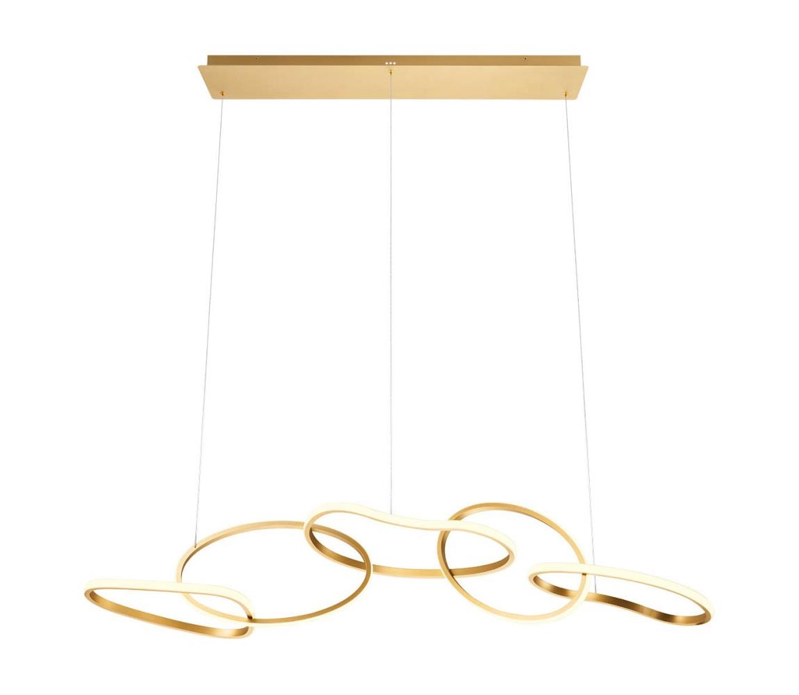 Redo 01-3392 - Stmievateľný LED závesný luster na lanku BIAS LED/120W/230V zlatý 01-3392