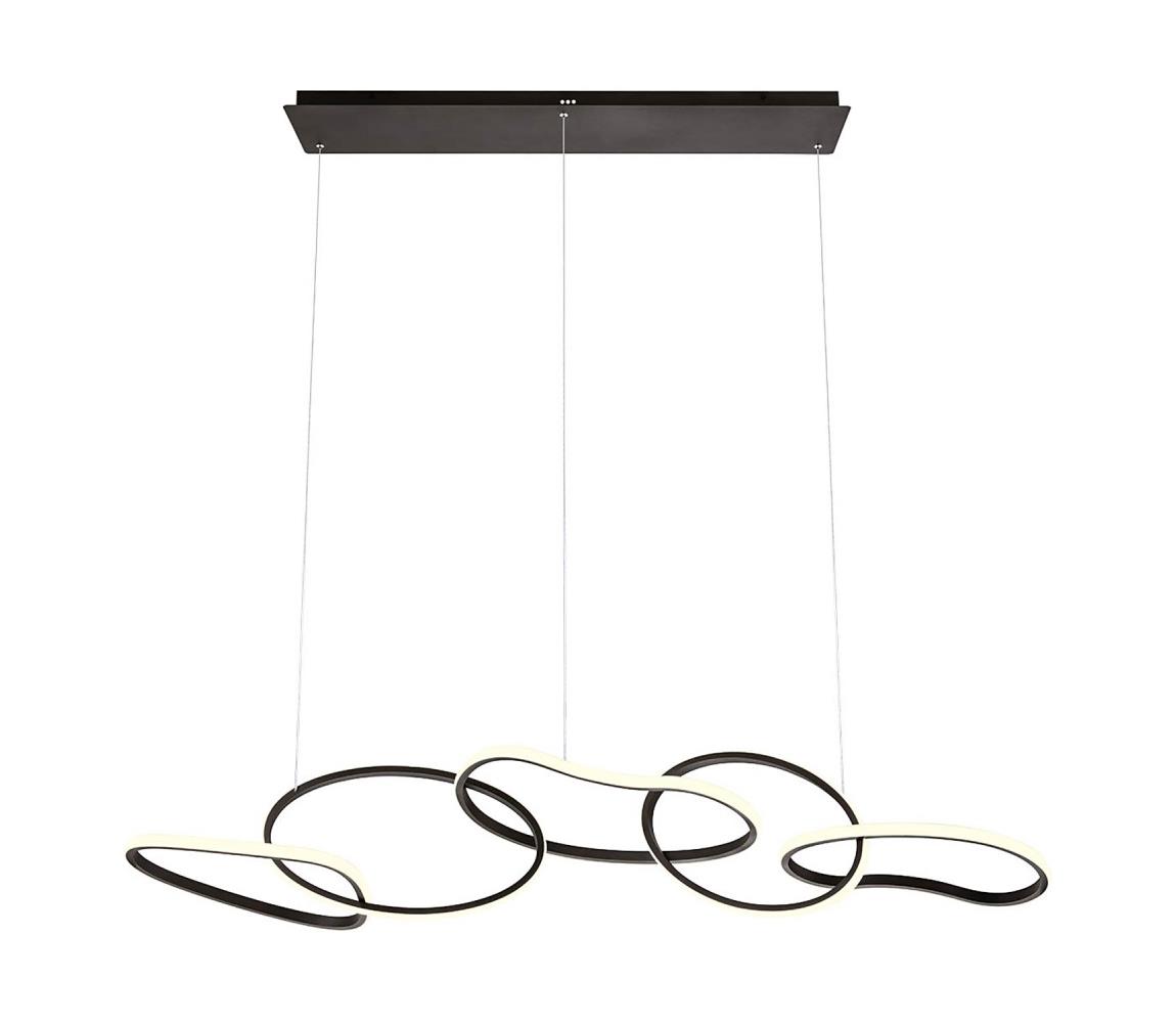 Redo 01-3393 - stmievateľný LED luster na lankách BIAS LED/120W/230V čierny 01-3393