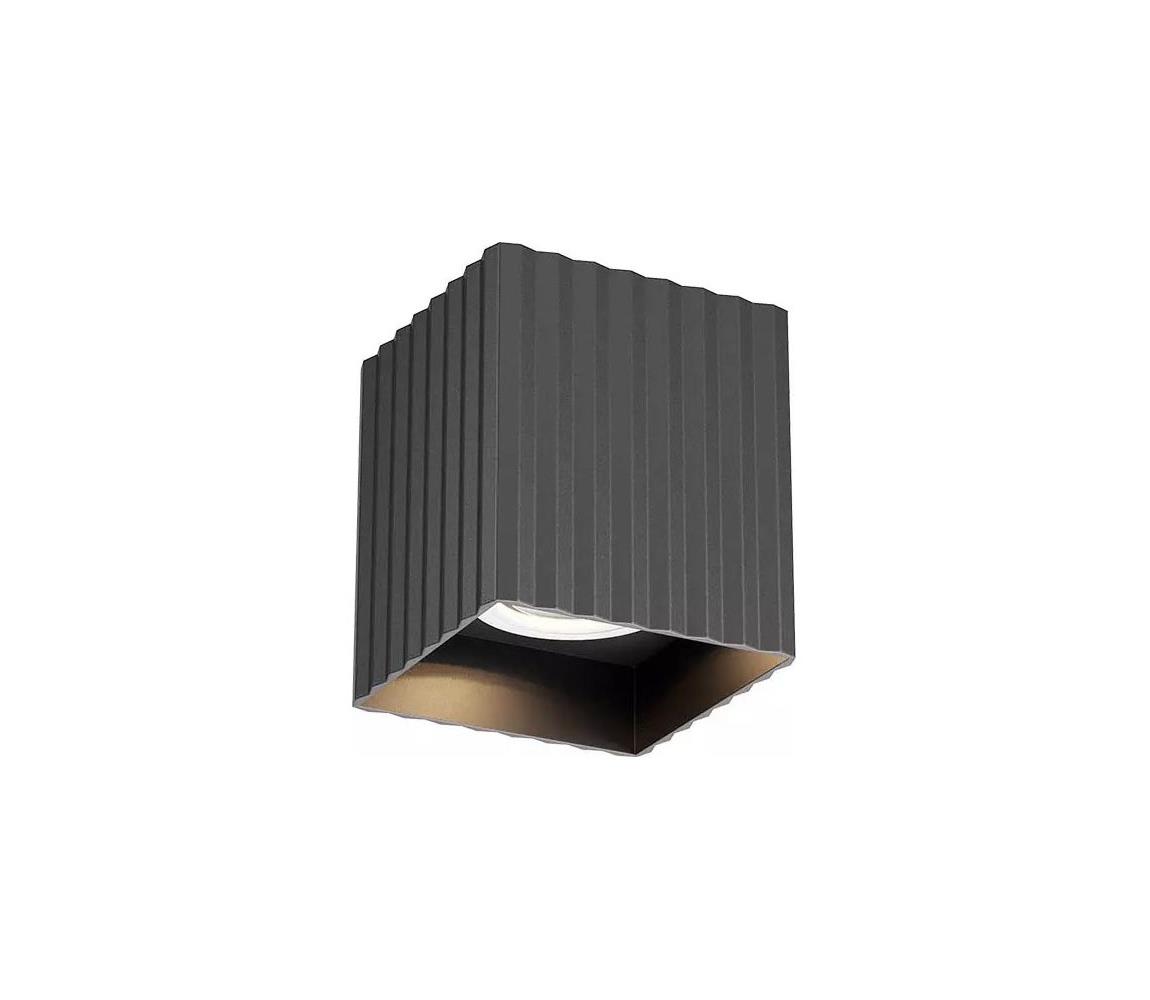 Redo 01-3409 - Bodové svietidlo DELPHI 1xGU10/7W/230V 8,1x8,1 cm čierna 01-3409