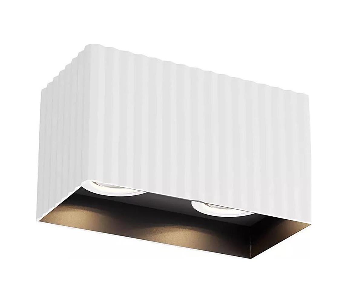 Redo 01-3410 - Bodové svietidlo DELPHI 2xGU10/7W/230V 16,1x8,1 cm biele 01-3410