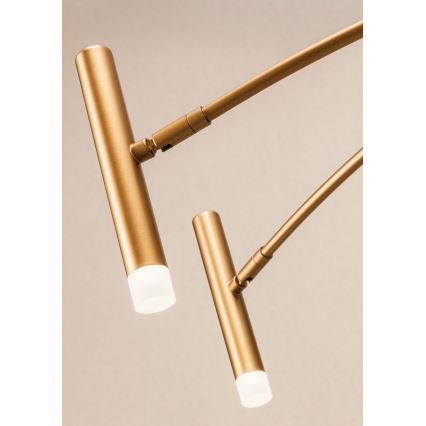 Redo 01-3450 - LED Stmievateľný luster na tyči RAYEN LED/80W/230V CRI 90 zlatá