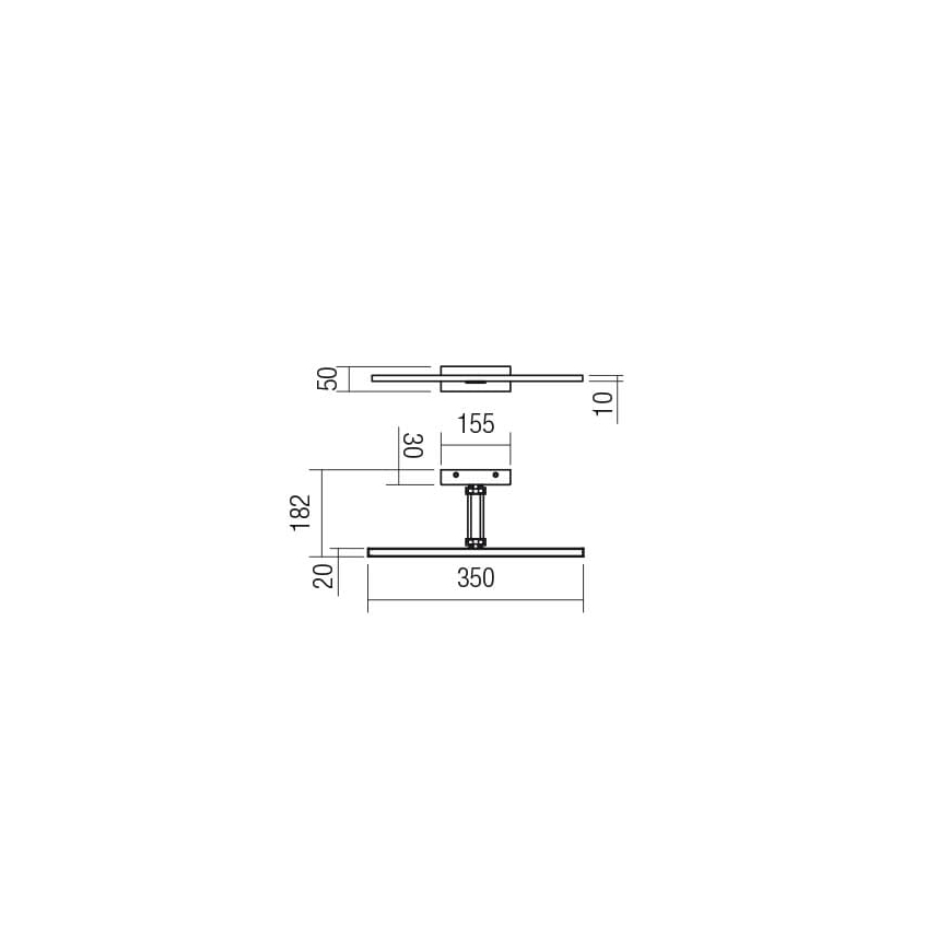 Redo 01-3461 - LED Obrazové svietidlo LINEAR LED/8W/230V 35 cm CRI 92 čierna