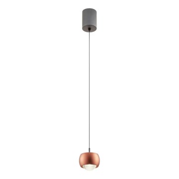 Redo 01-3548 - LED Luster na lanku AVES LED/12W/230V pr. 9,6 cm CRI 90 meď