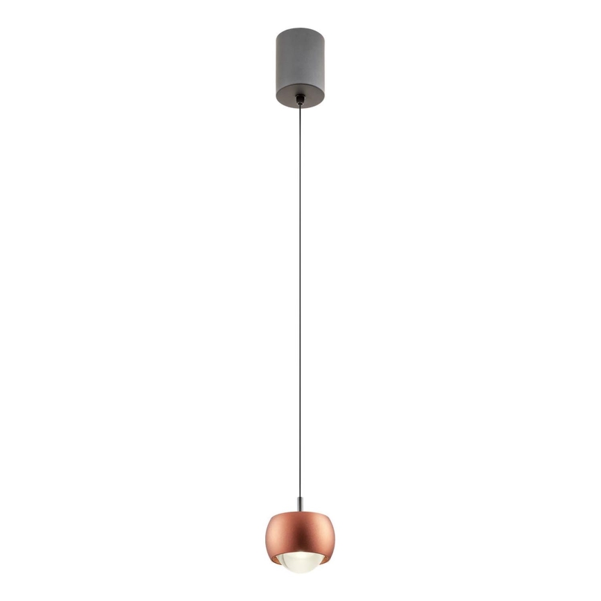 Redo 01-3548 - LED Luster na lanku AVES LED/12W/230V pr. 9,6 cm CRI 90 meď