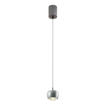 Redo 01-3549 - LED Luster na lanku AVES LED/12W/230V pr. 9,6 cm CRI 90 šedá